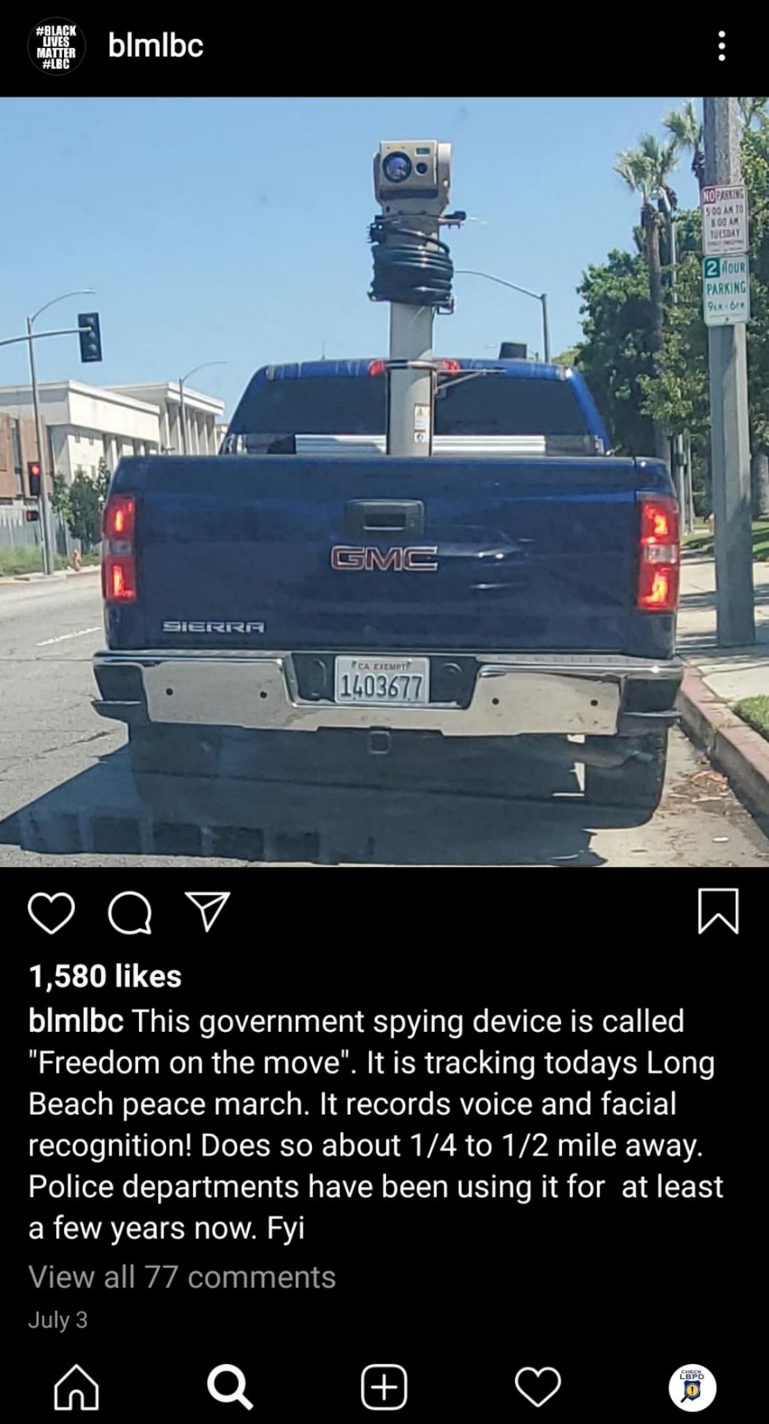 The Surveillance Architecture of Long Beach: Advanced Cameras - Check LBPD