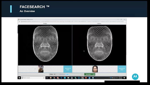 Still image from LBPD FaceSearch training presentation conducted by Vigilant Solutions